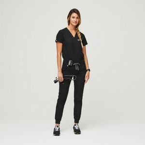 Fig Scrubs Zamora Pants, Large, Black